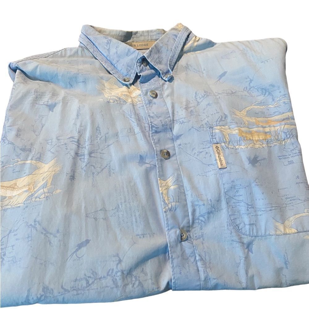 Columbia size large button up shirt button down like new